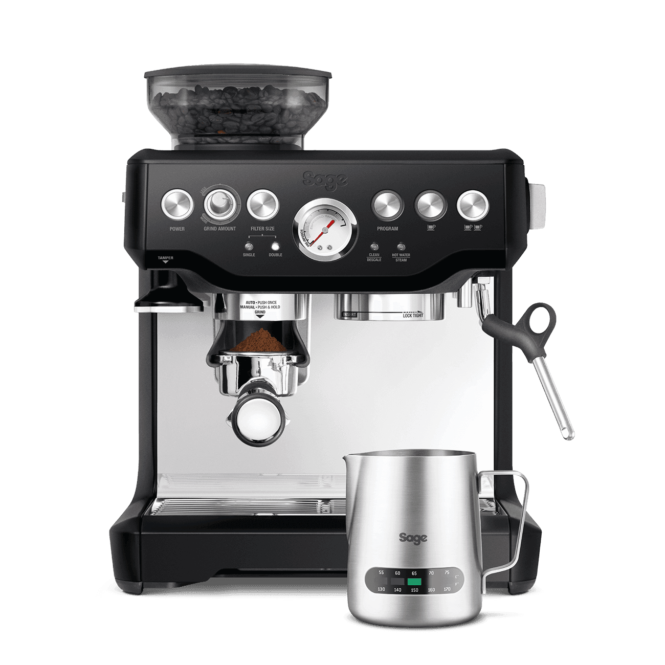 Sage The Barista Express Bean To Cup Coffee Machine - Matt Black