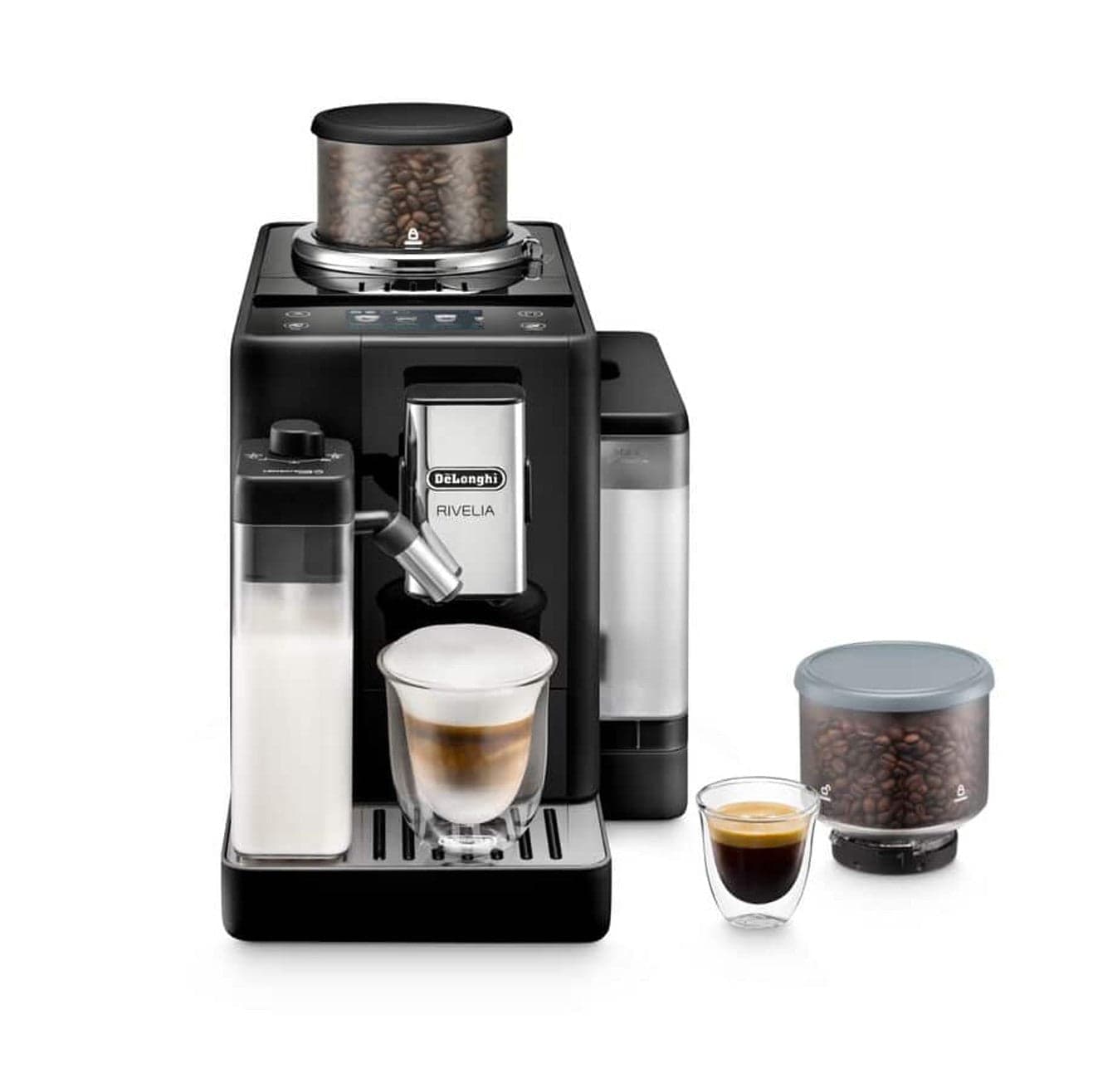 De’Longhi Rivelia Bean to Cup Automatic Coffee Machine Black