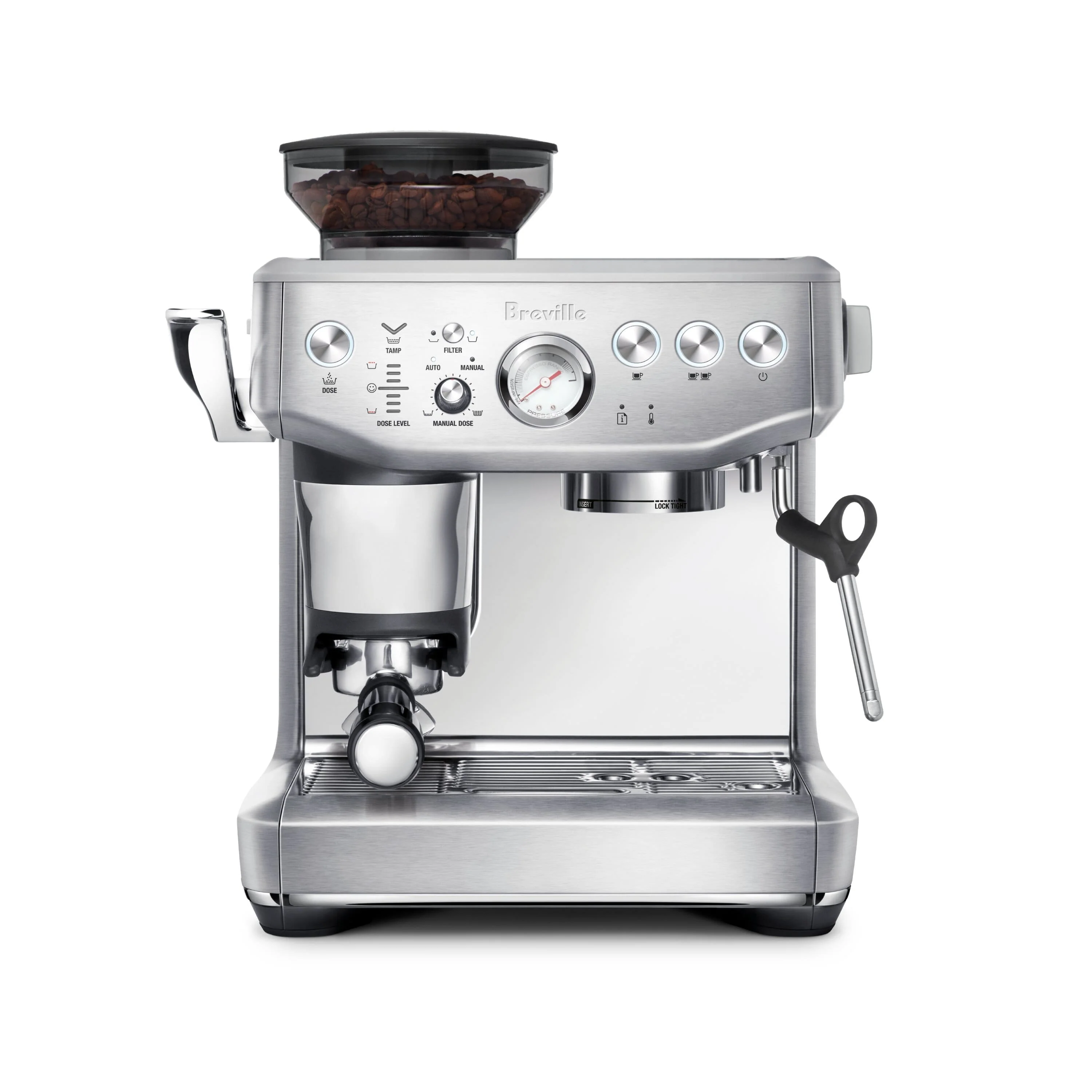 Breville – the Barista Express Impress Espresso Machine – Brushed Stainless Steel
