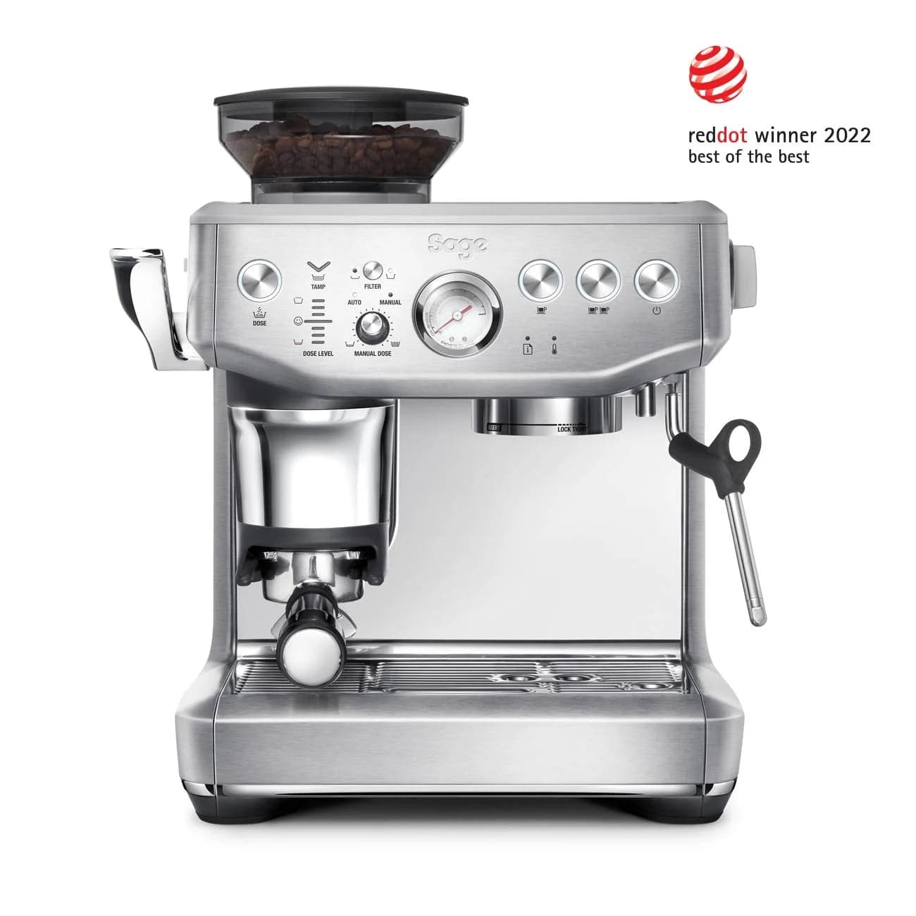 Sage The Barista Express Impress Bean to Cup Coffee Machine SES876BSS4GUK1