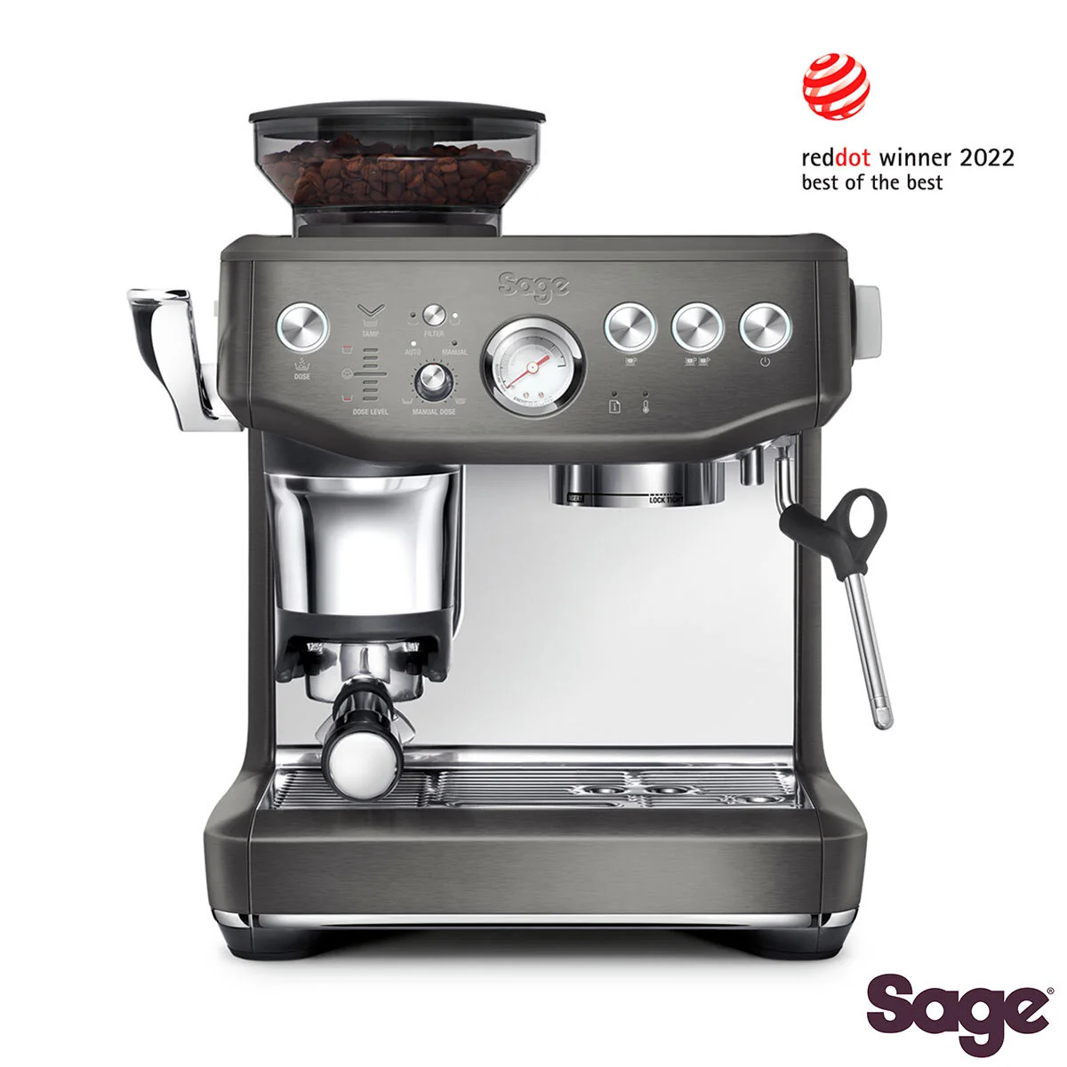 SAGE The Barista Express Impress Bean to Cup Coffee Machine - Black
