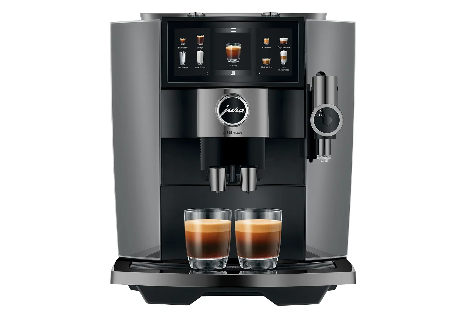 JURA J10 Twin 15723 Diamond Onyx Bean-to-Cup Coffee Machine