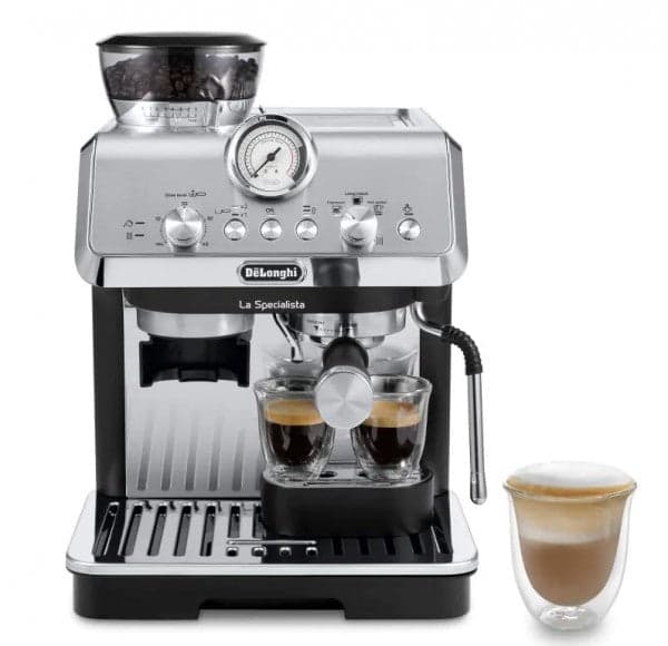 Delonghi La Specialista Arte Manual Bean to Cup Coffee Machine - Green