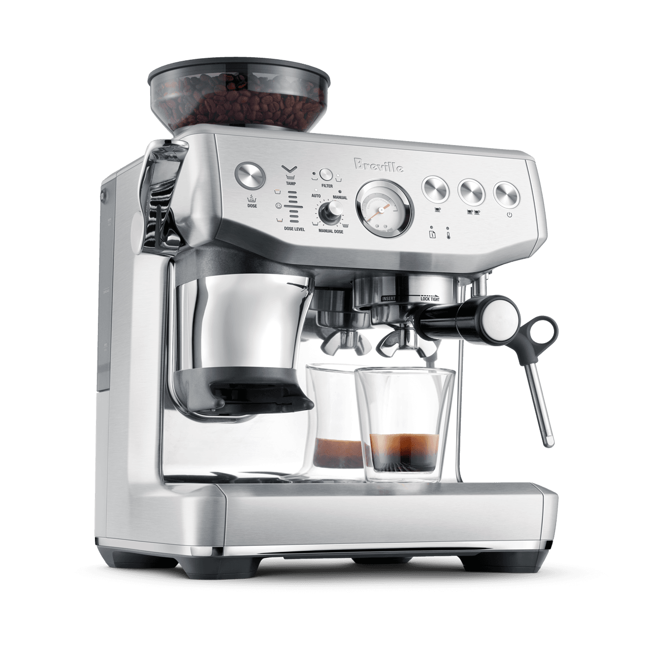 Breville Barista Express ImPress Espresso Machine BES876 - Sea Salt