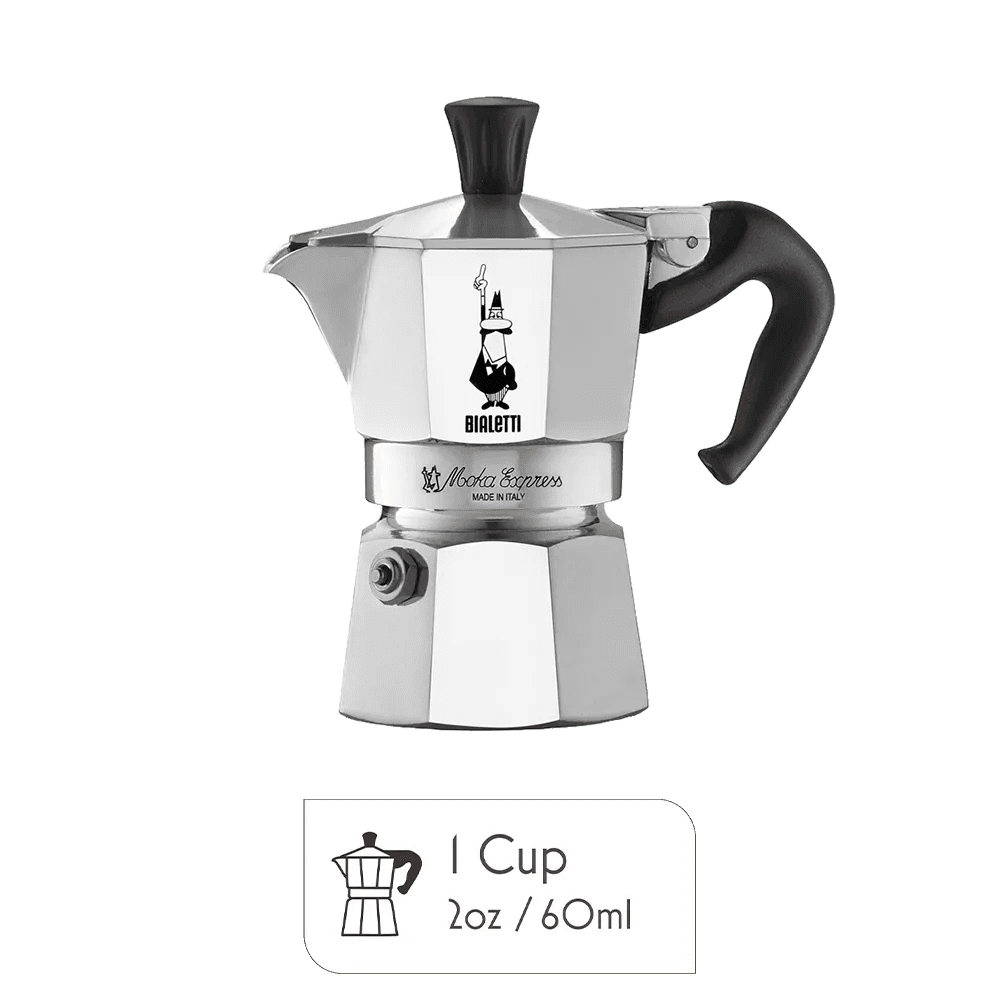 BIALETTI MOKA EXPRESS 1 CUP/ 2 OZ/60 ML
