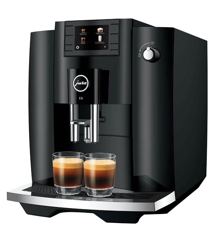 JURA E6 15511 Black Bean-to-Cup Coffee Machine