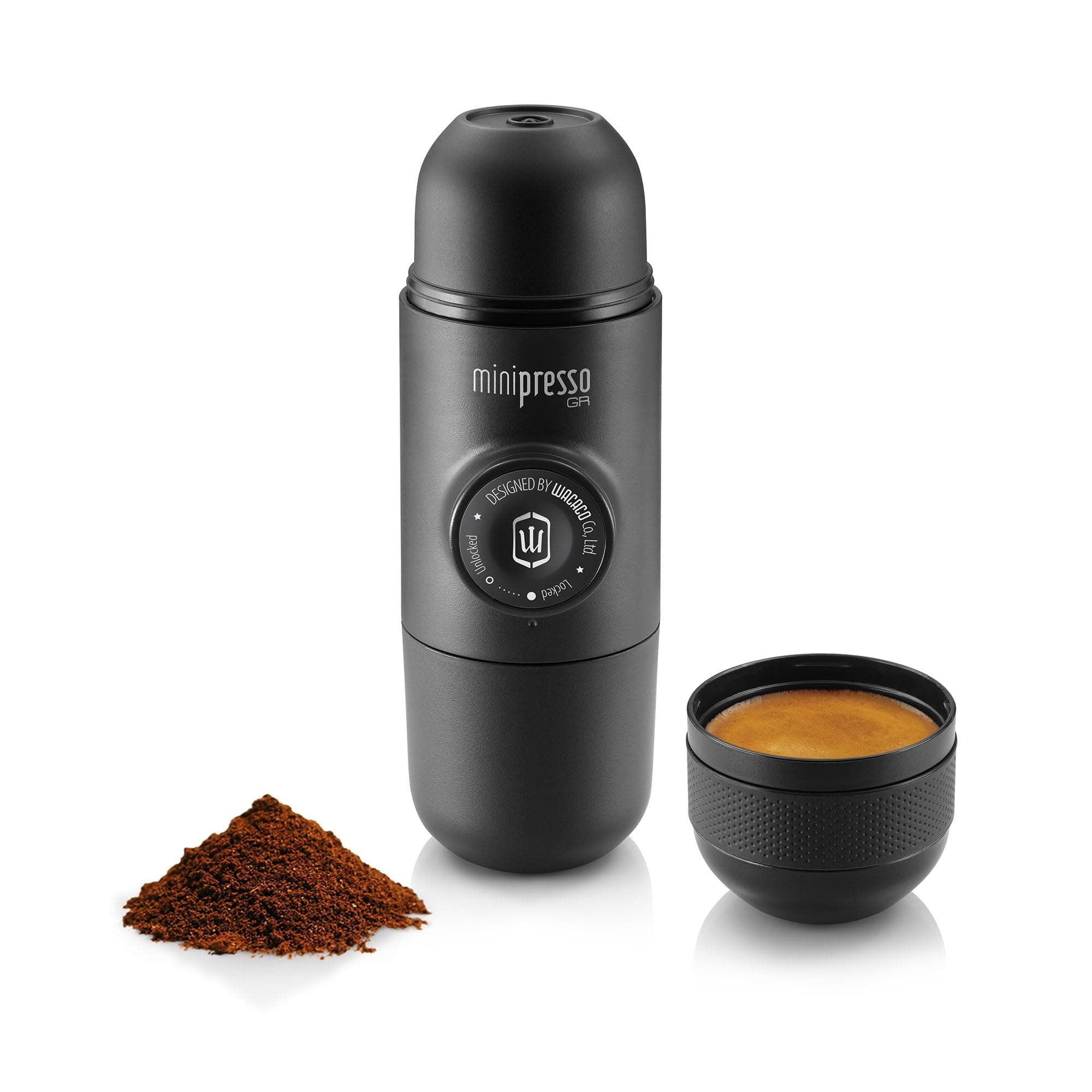 Wacaco Minipresso GR – Portable Manual Espresso Machine for Travel