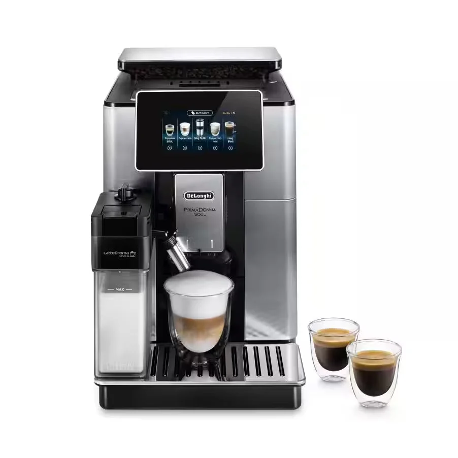 DeLonghi PrimaDonna Soul 2.2 Litre Automatic Coffee Machine - Metal Black
