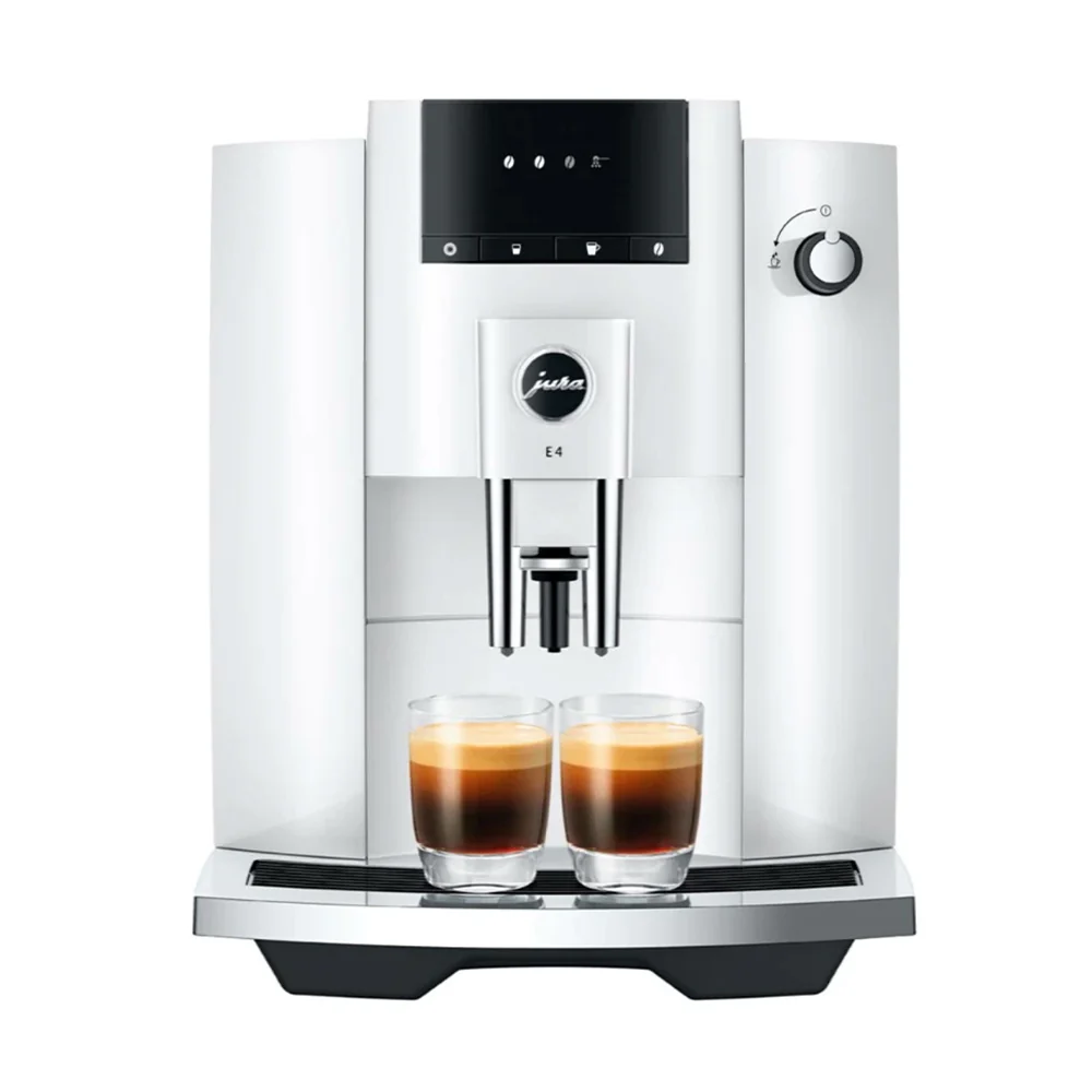 Jura E4 Piano White Coffee Machine 15560
