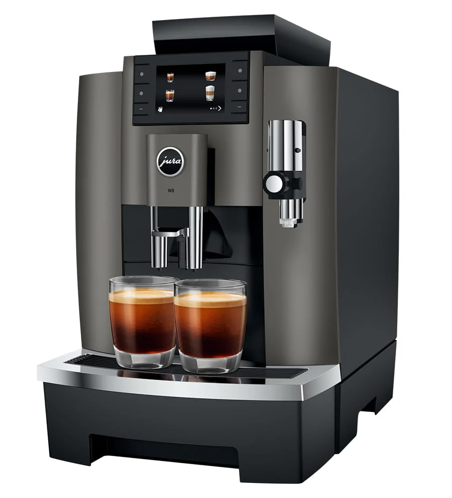 Jura W8 Bean to Cup Coffee Machine - Dark Inox