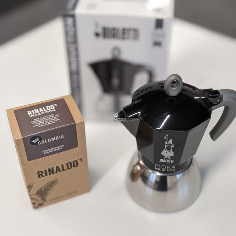 Bialetti Moka Induction 6 Cup Black