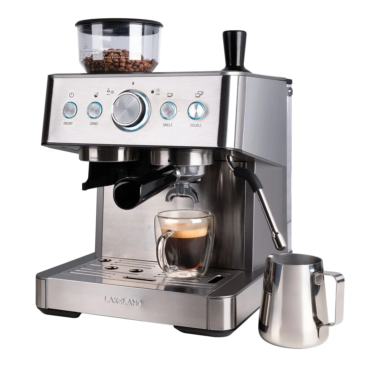 Lakeland Barista Deluxe Bean-to-Cup Espresso Machine