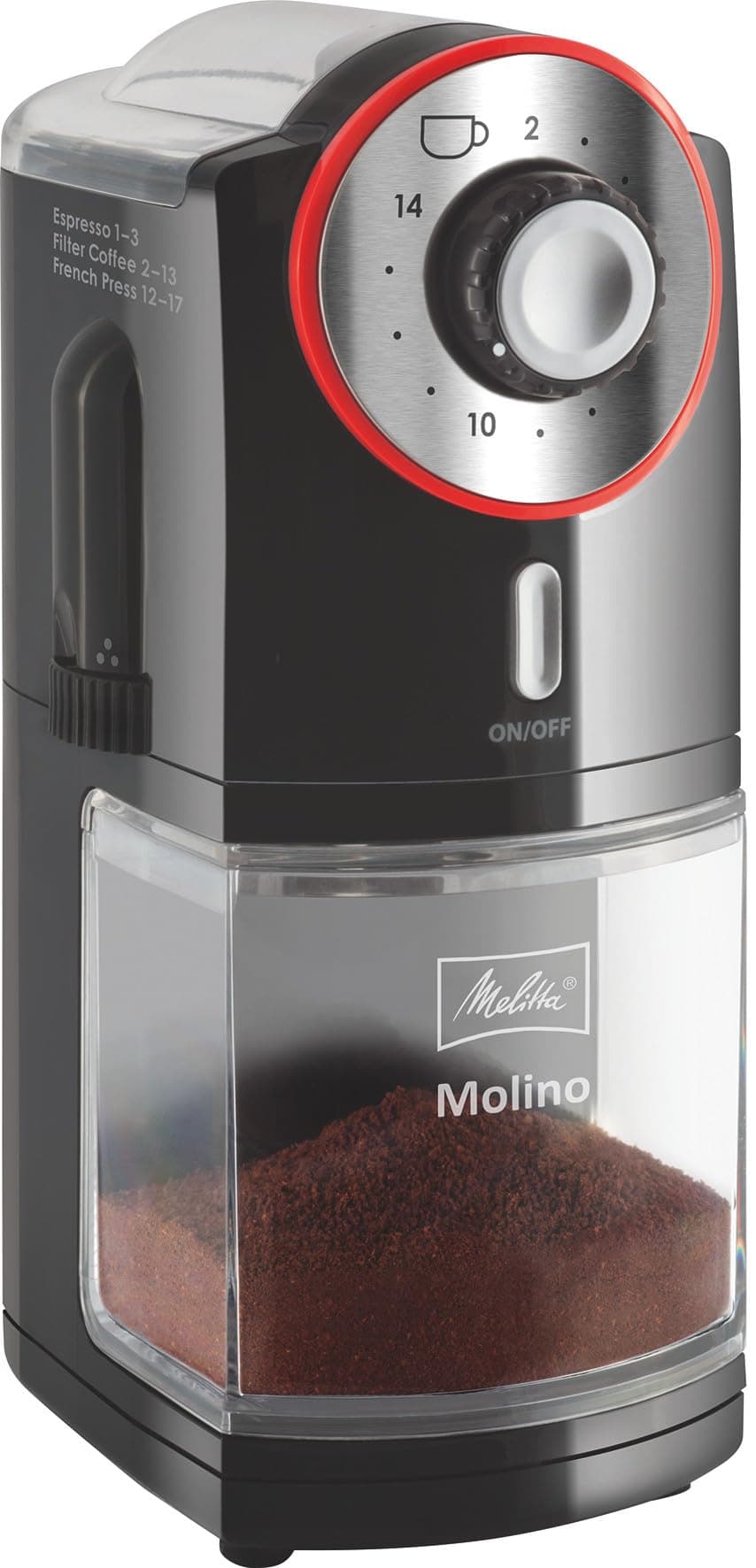 Melitta Molino Electric Burr Coffee Grinder - 17 Settings