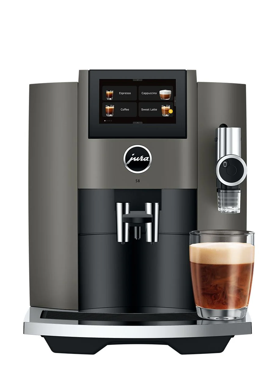 Jura S8 Super Automatic Espresso Machine - Chrome