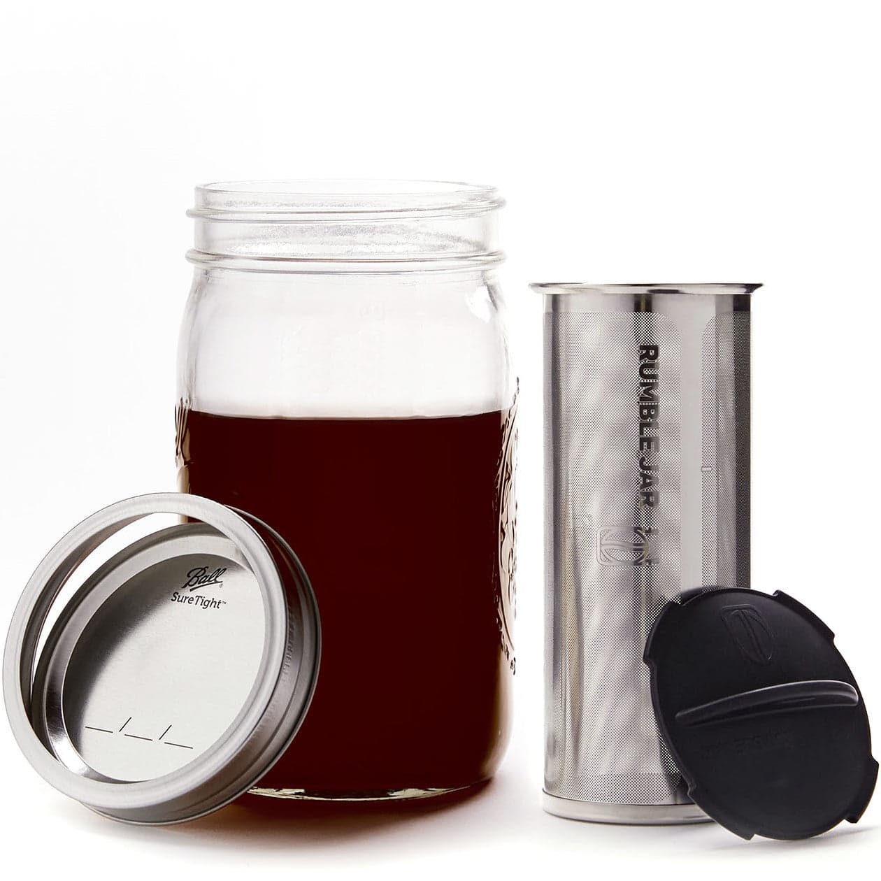 Rumble Jar: Quart size (32oz), includes Mason jar