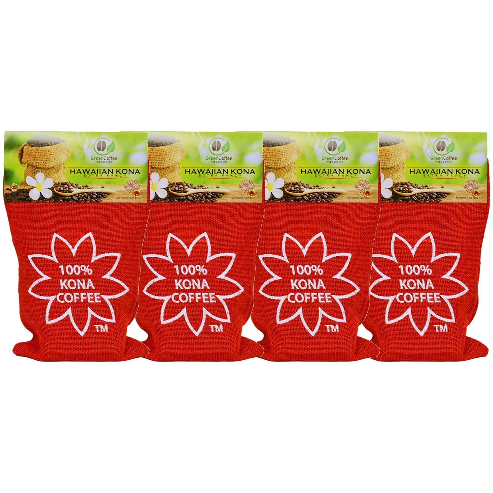 4LB. 100% Hawaiian Kona Extra Fancy Coffee Beans