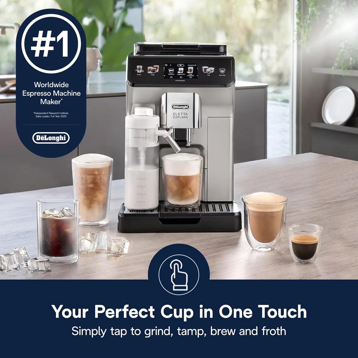 De'Longhi Eletta Explore Espresso Machine with Cold Brew ECAM45086S