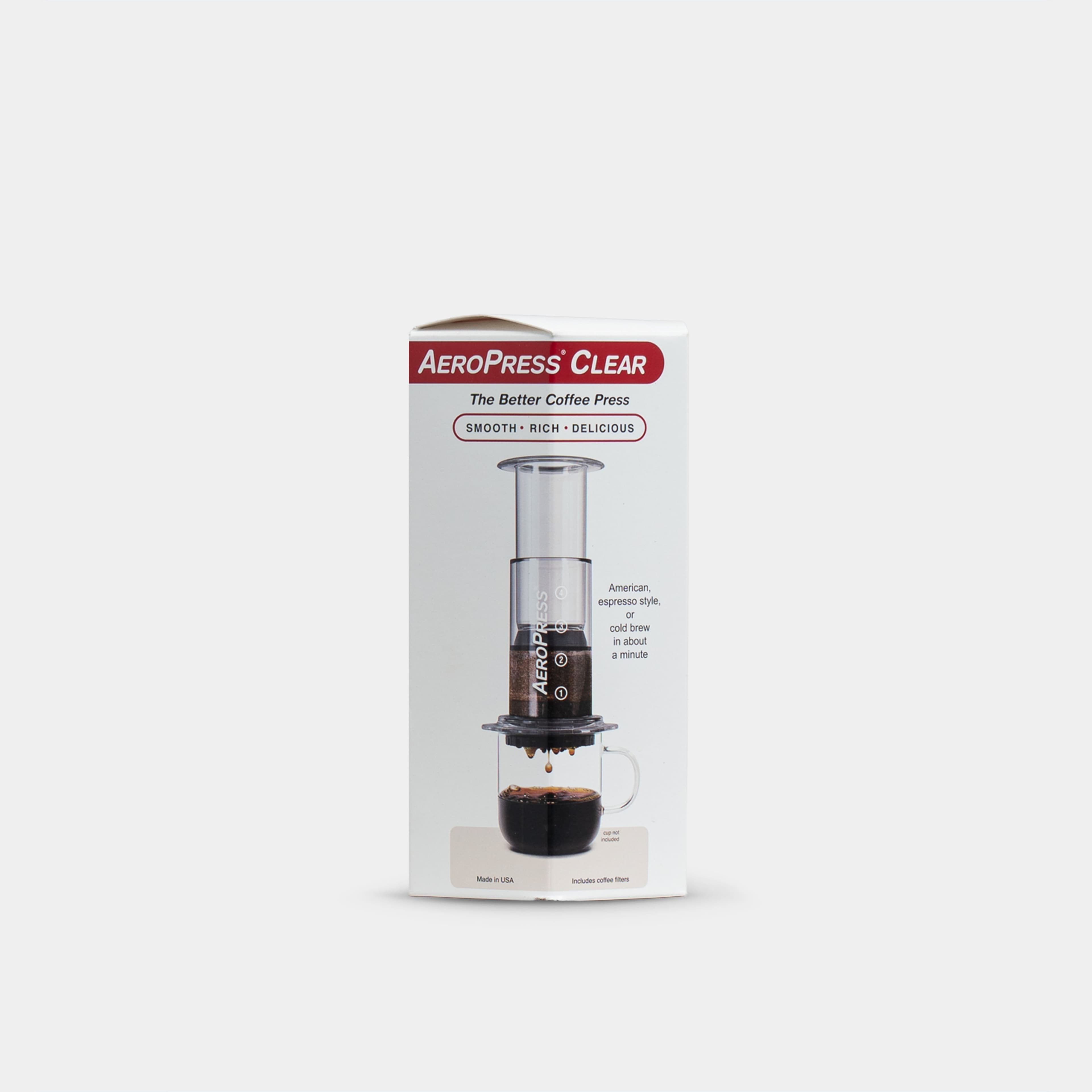 New AeroPress Coffee Maker CLEAR