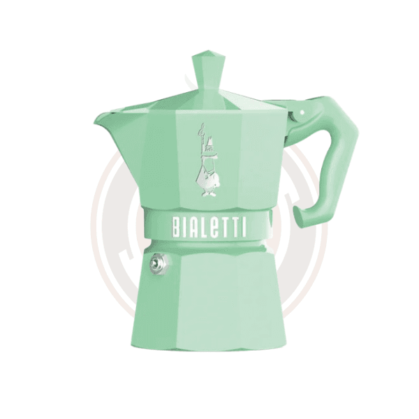 Bialetti Moka Express Espresso Maker Pastel Green - 3 Cup and 6 Cup