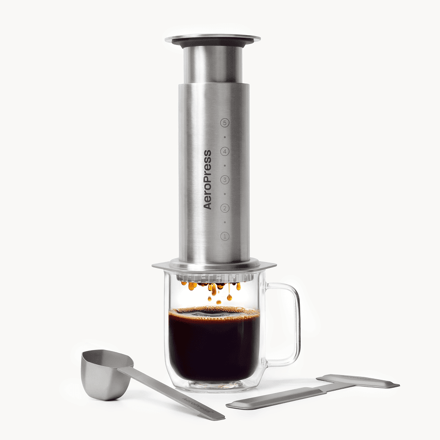 AeroPress Coffee Maker - Steel