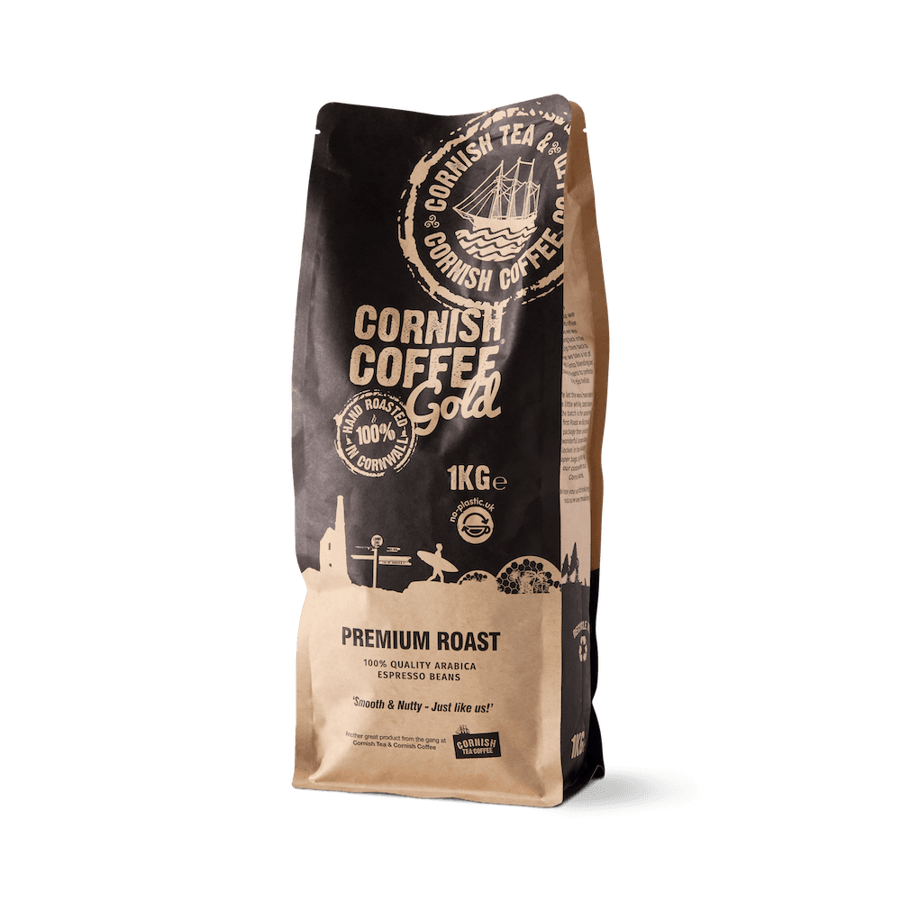 Premium Roast Cornish Coffee Beans - 1kg