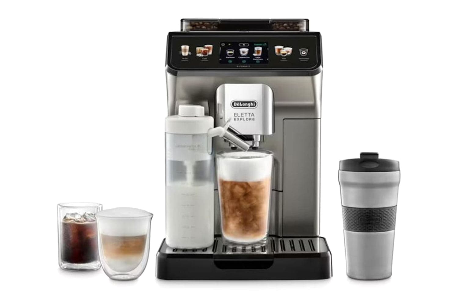 DeLonghi Eletta Explore Freestanding Coffee Machine