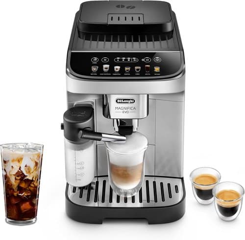 De'Longhi Magnifica Evo Automatic Espresso Machine - Built-In Grinder & Auto Milk Frother
