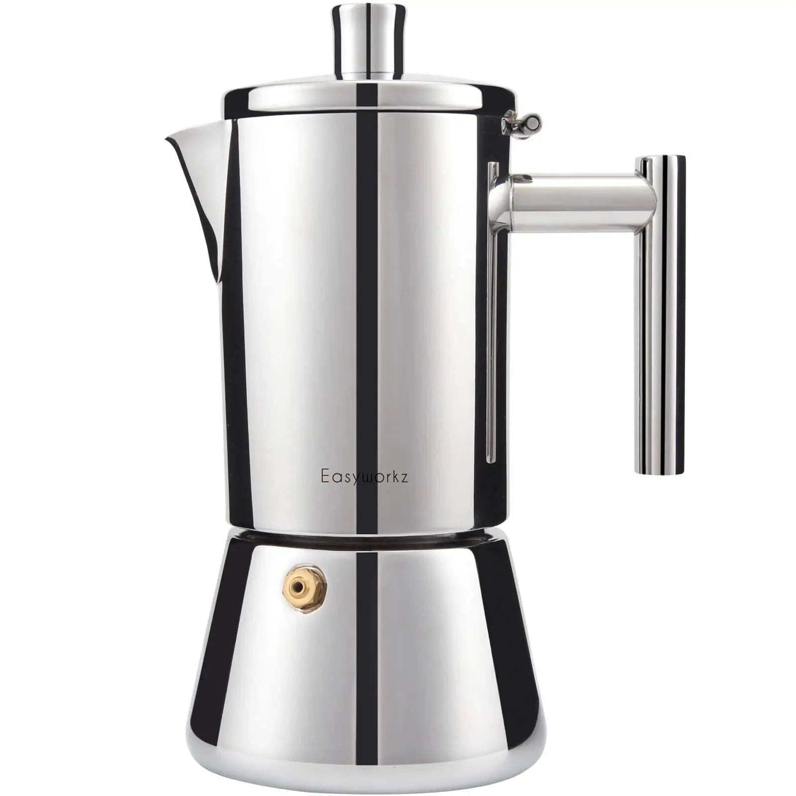Italian Style Stainless Steel Stovetop Espresso Maker