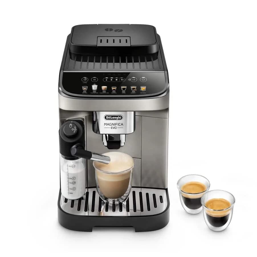 DeLonghi ECAM290.83.TB Magnifica Evo Milk Bean to Cup Automatic Coffee Machine - Titanium and Black