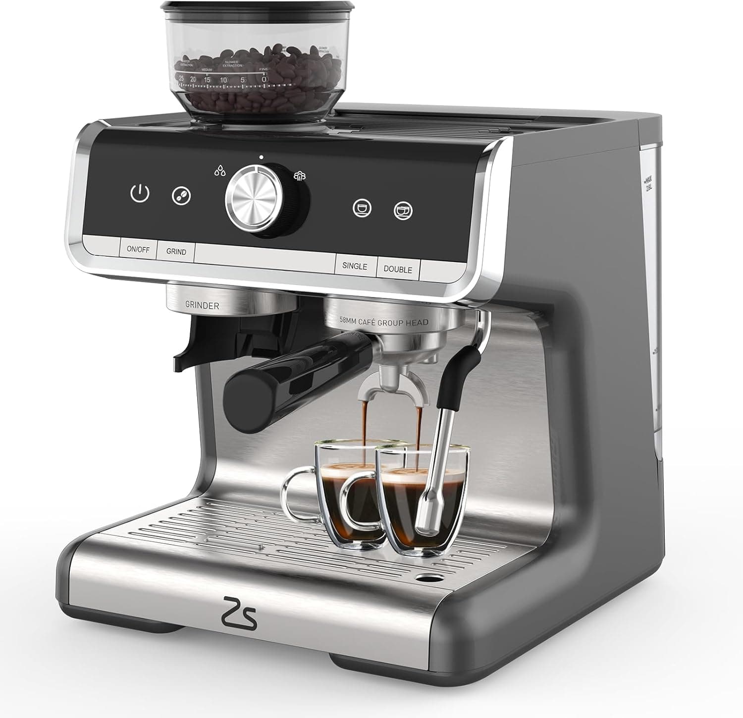 Garvee 1450W 120V 20 Bar Espresso Machine with Steam Wand