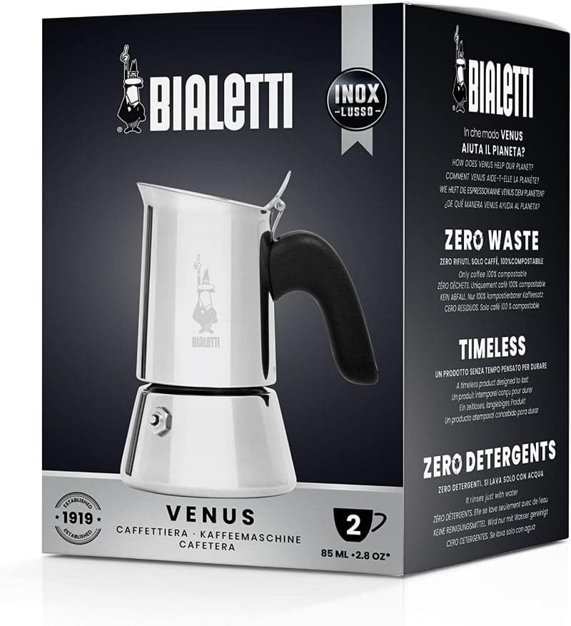 Bialetti Venus Stainless Steel Moka Pot
