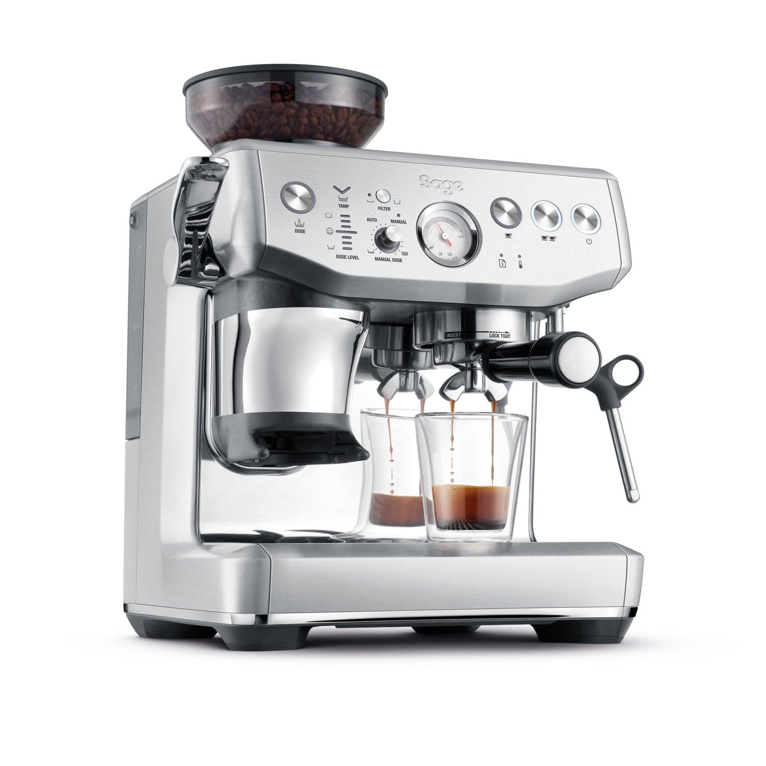 Sage Barista Express Impress Espresso Machine (Stainless Steel)