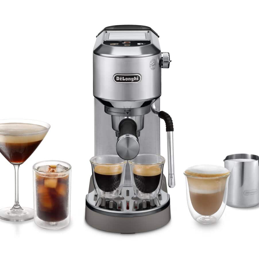DELONGHI EC890.M Dedica Duo Manual Espresso Machine - Silver