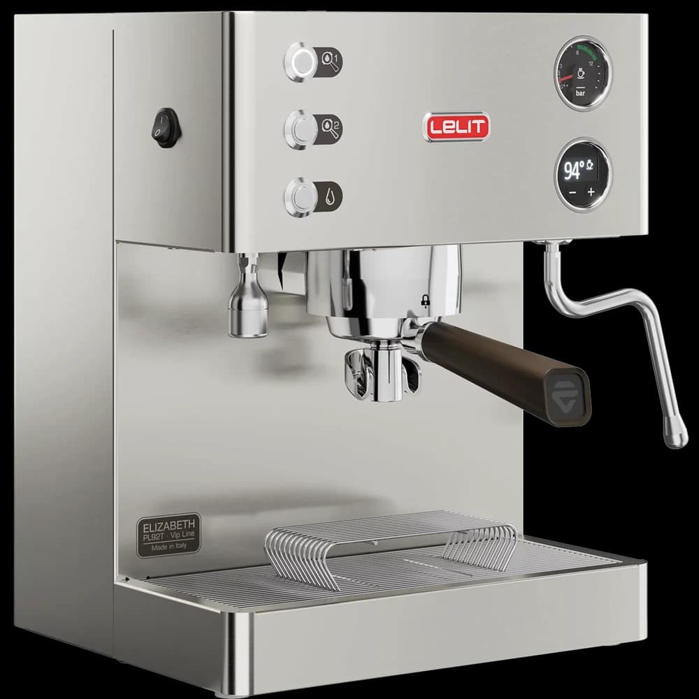 Lelit Elizabeth V3 Dual Boiler Espresso Coffee Machine - Brushed Stainless Steel