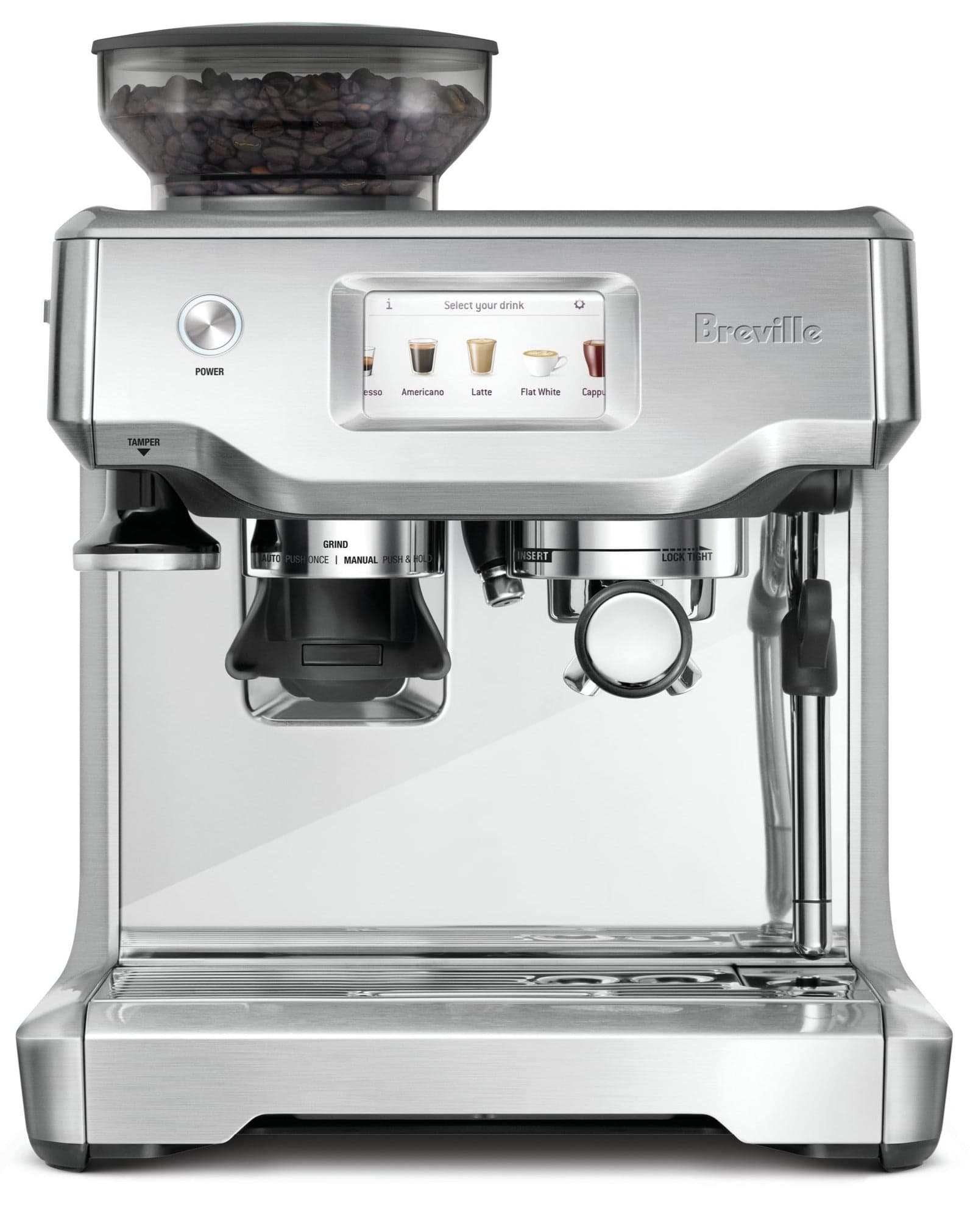Breville Barista Touch Espresso Machine BES880BSS, Brushed Stainless Steel