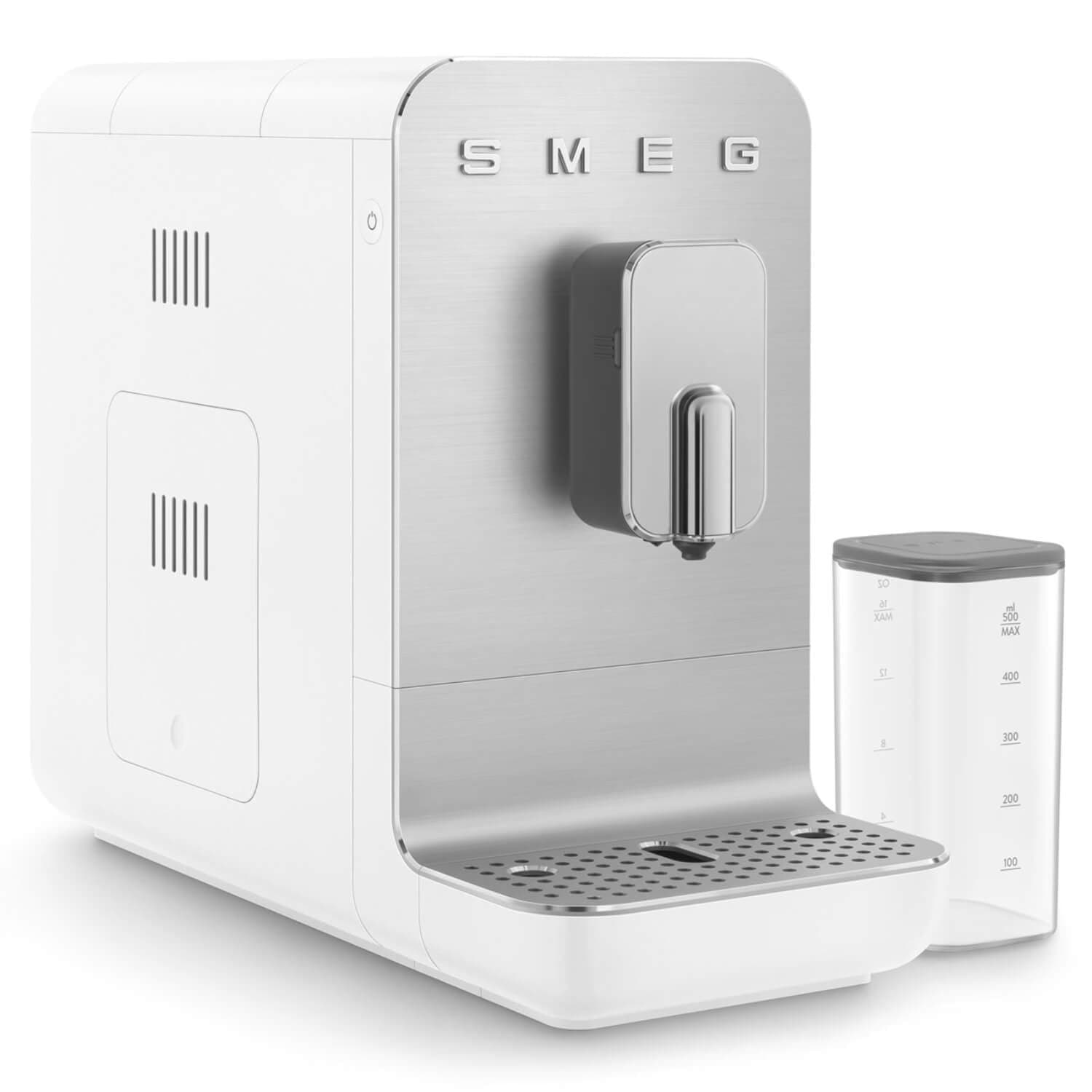 TieDex UK SMEG BCC13WHMUK Bean to Cup Coffee Machine - Matte White